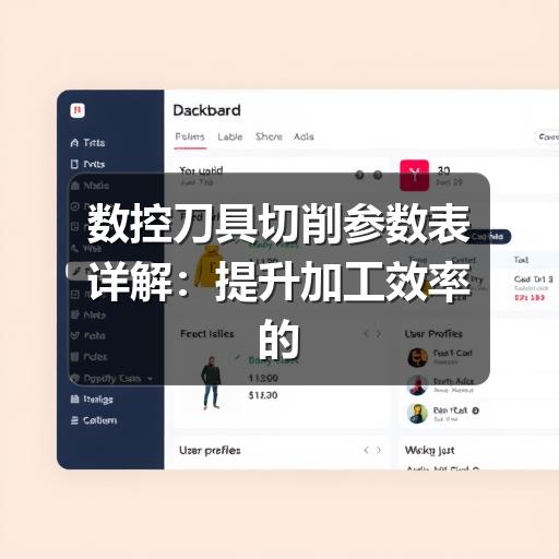 数控刀具切削参数表详解：提升加工效率的关键指南