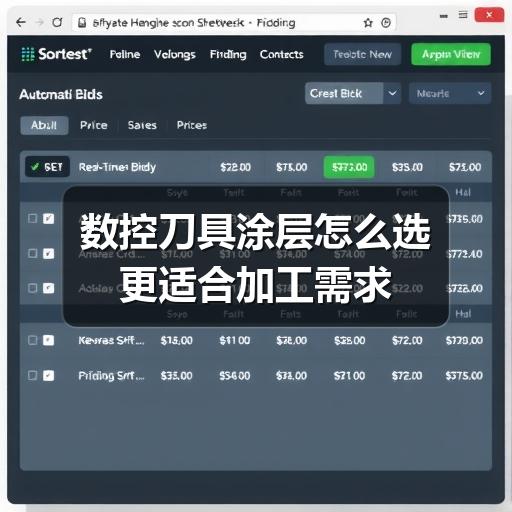 数控刀具涂层怎么选更适合加工需求