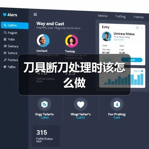 刀具断刀处理时该怎么做