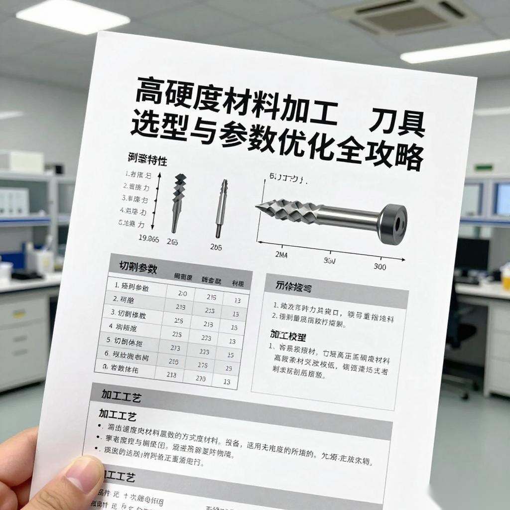 高硬度材料加工刀具选型与参数优化全攻略
