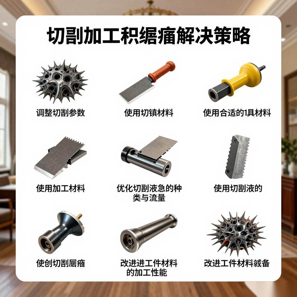 切削加工中积屑瘤问题的解决策略与优化方法｜切削加工实用指南