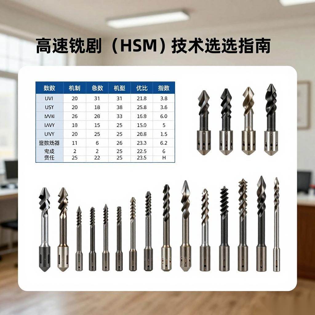 高速铣削HSM技术选型指南：参数优化与刀具选择策略全攻略