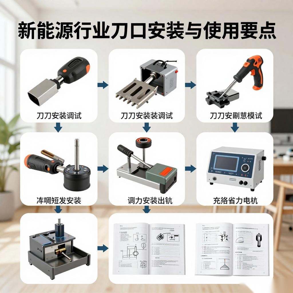 新能源行业刀具安装调试与使用要点｜全攻略