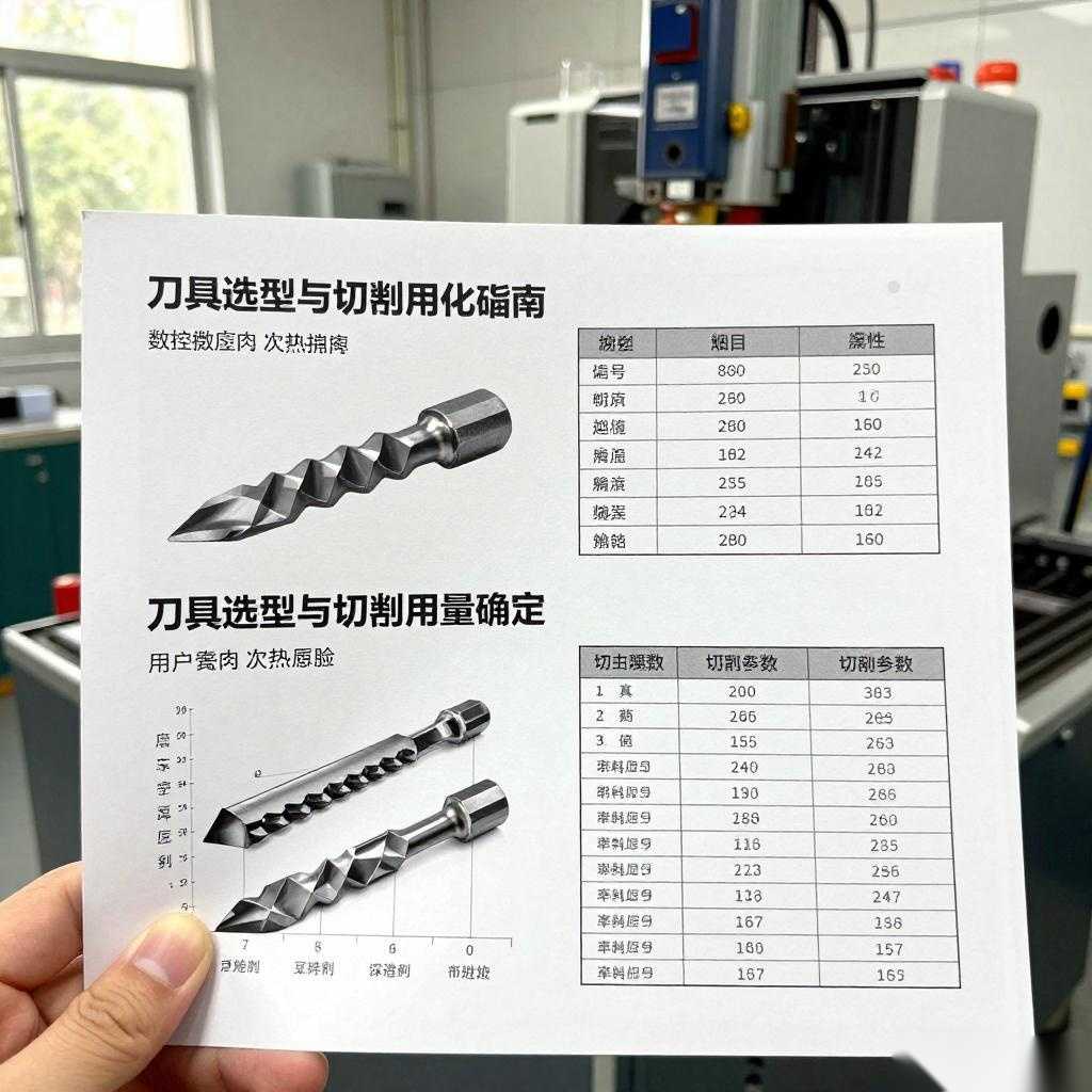 数控加工优化指南：刀具选型与切削用量确定全攻略