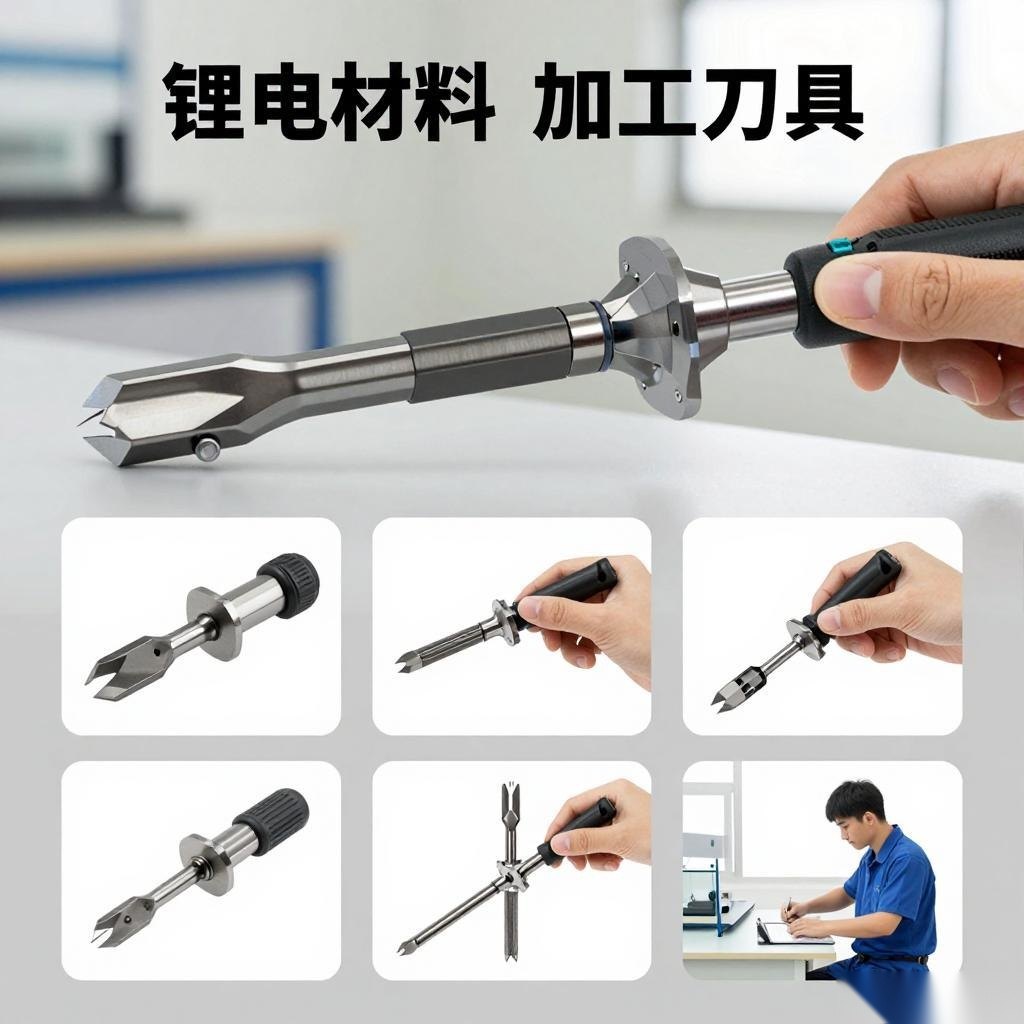 锂电材料加工刀具安装调试与使用方法｜实用指南