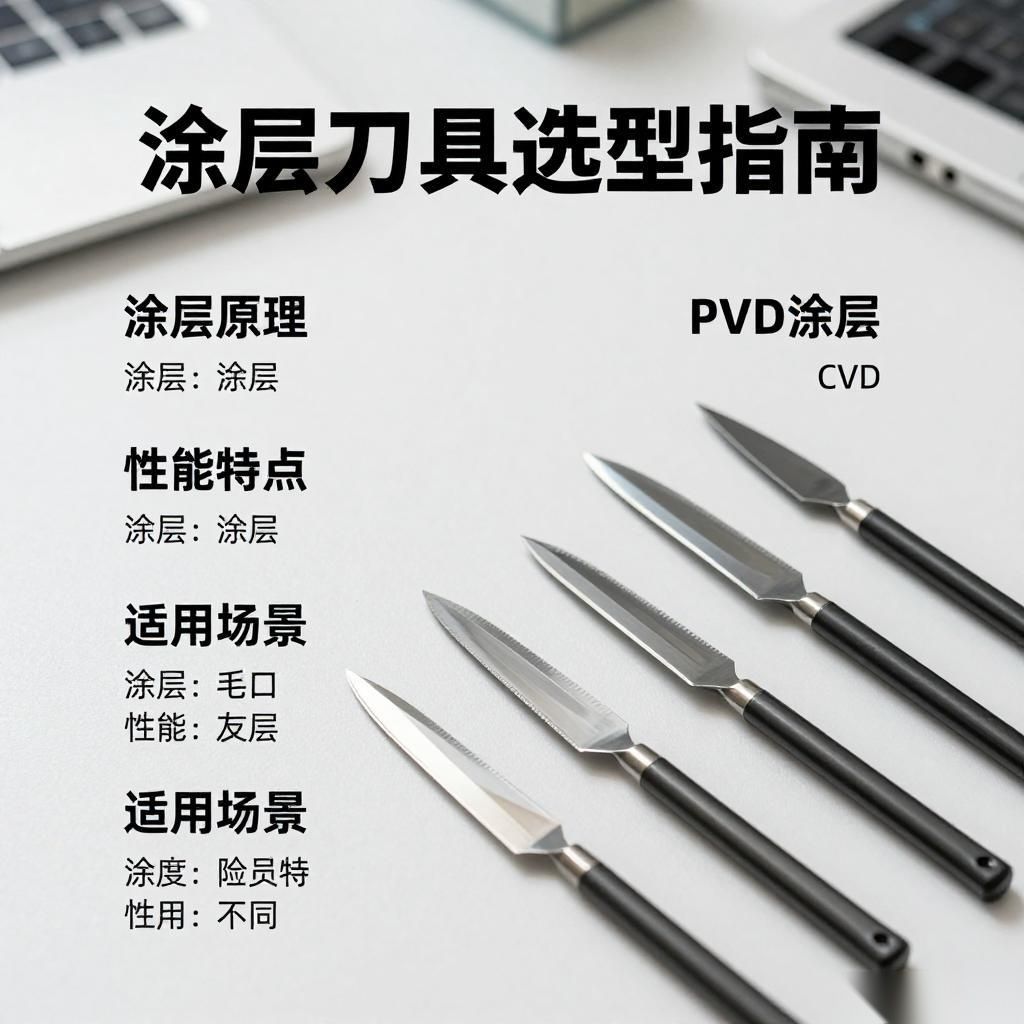 涂层刀具选型指南：CVD与PVD涂层对比与应用｜刀具优化全攻略