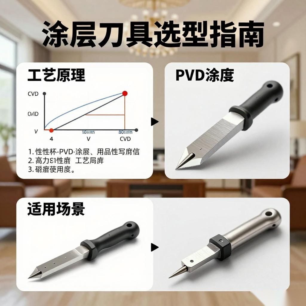 涂层刀具选型指南：CVD与PVD涂层对比与应用｜刀具优化全攻略