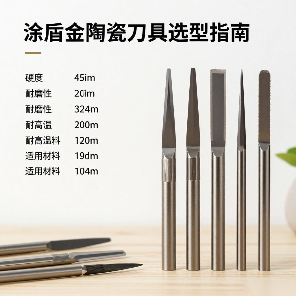 涂层金属陶瓷刀具选型指南：参数对比与应用优势解析