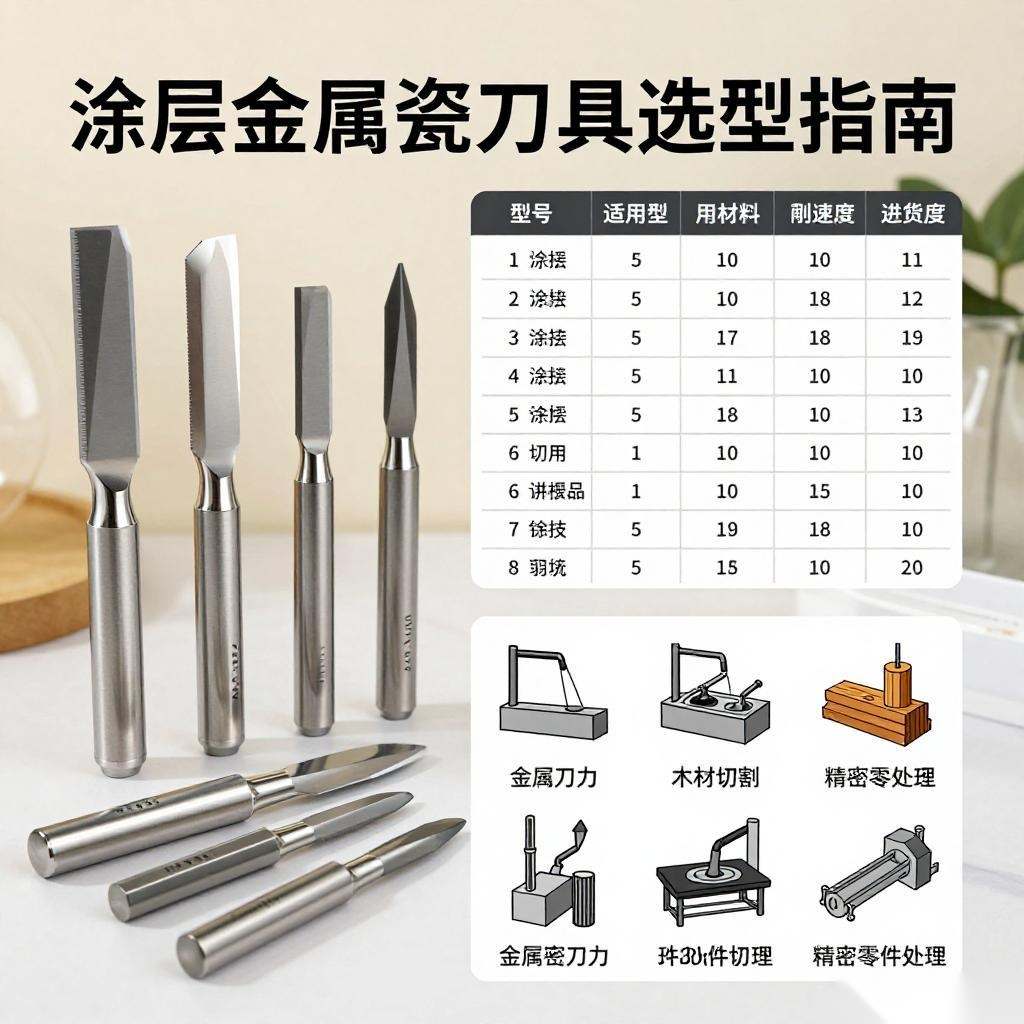 涂层金属陶瓷刀具选型指南：参数对比与应用优势解析