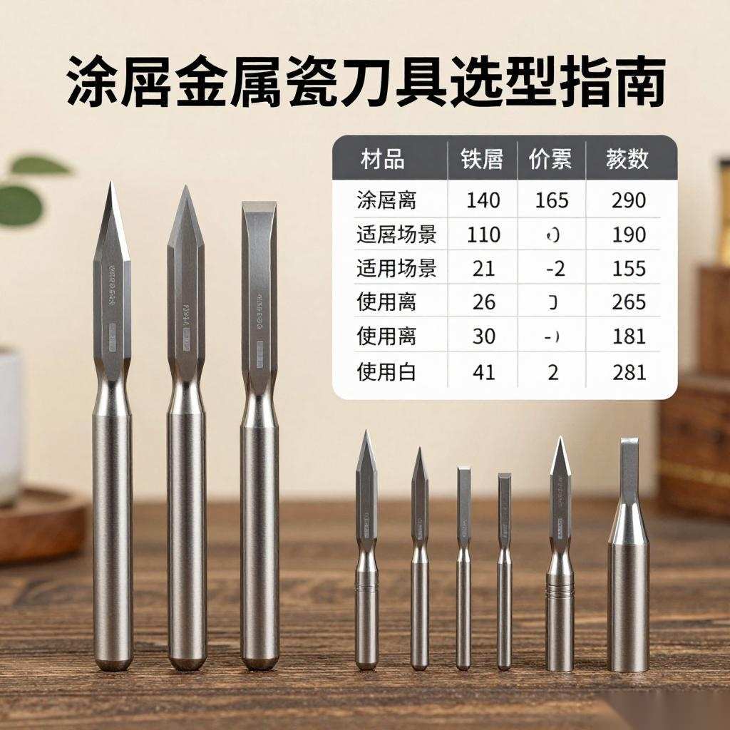涂层金属陶瓷刀具选型指南：参数对比与应用优势解析