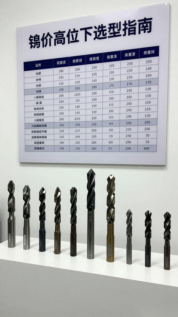 数控刀具选型指南：钨价高位下的明智选择与参数对比全攻略