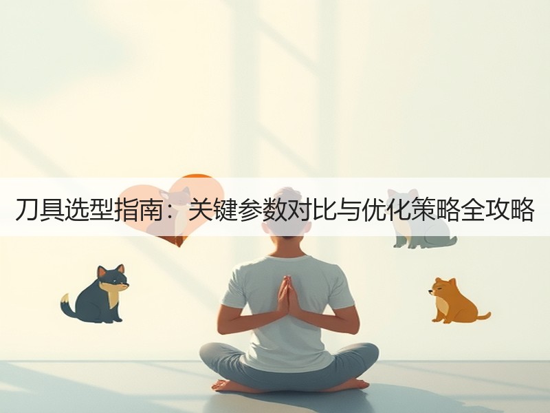 刀具选型指南：关键参数对比与优化策略全攻略