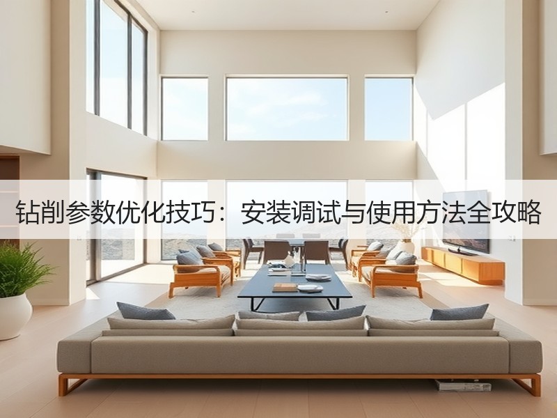 钻削参数优化技巧：安装调试与使用方法全攻略