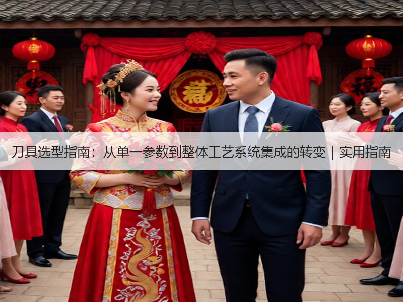 刀具选型指南：从单一参数到整体工艺系统集成的转变｜实用指南