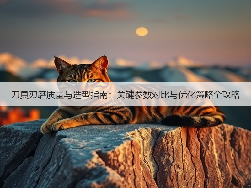 刀具刃磨质量与选型指南：关键参数对比与优化策略全攻略