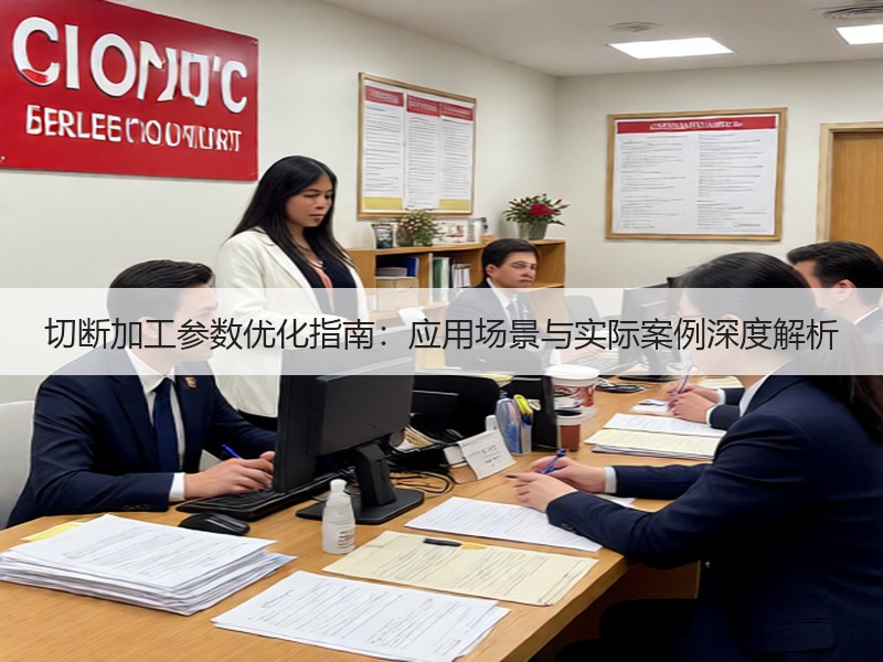 切断加工参数优化指南：应用场景与实际案例深度解析
