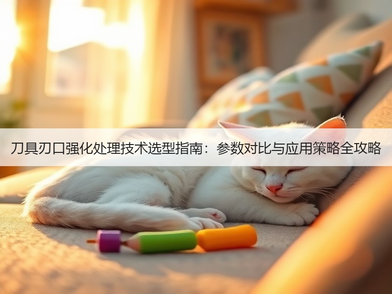 刀具刃口强化处理技术选型指南：参数对比与应用策略全攻略