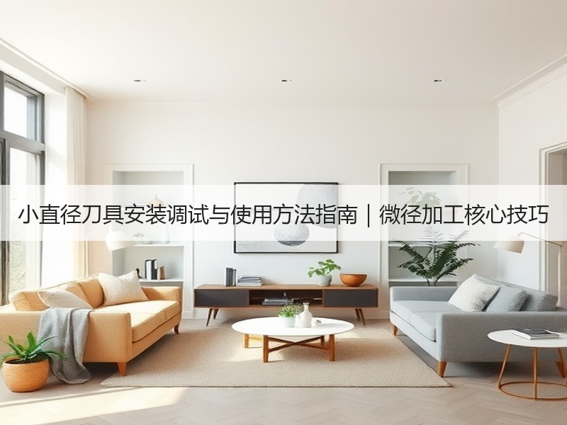 小直径刀具安装调试与使用方法指南｜微径加工核心技巧