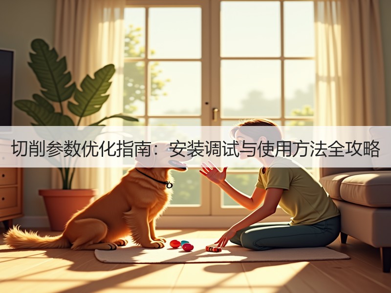 切削参数优化指南：安装调试与使用方法全攻略