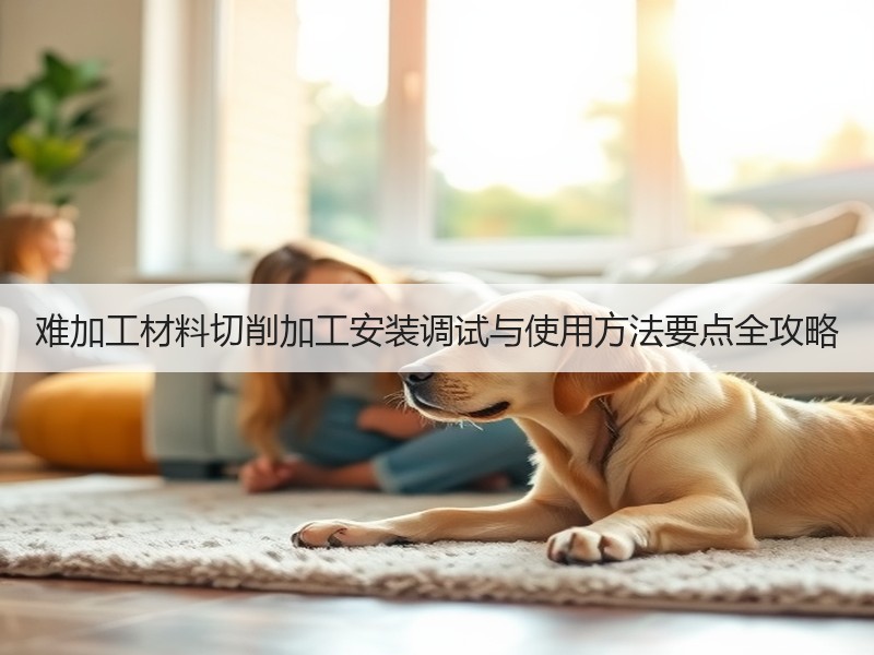 难加工材料切削加工安装调试与使用方法要点全攻略