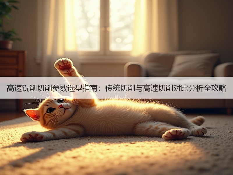 高速铣削切削参数选型指南：传统切削与高速切削对比分析全攻略