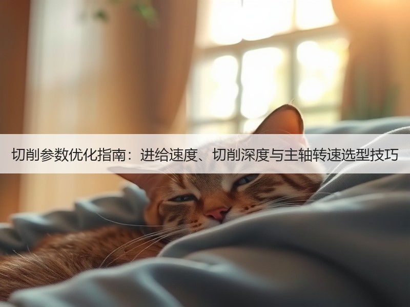 切削参数优化指南：进给速度、切削深度与主轴转速选型技巧