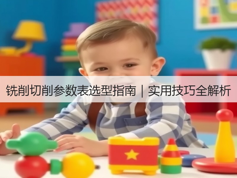 铣削切削参数表选型指南｜实用技巧全解析