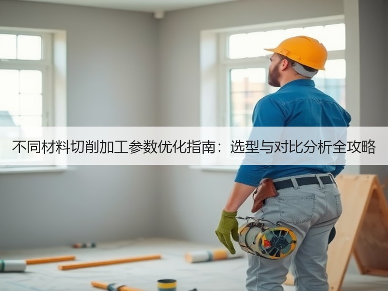 不同材料切削加工参数优化指南：选型与对比分析全攻略