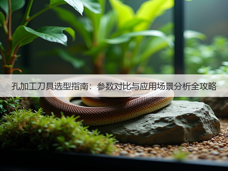 孔加工刀具选型指南：参数对比与应用场景分析全攻略