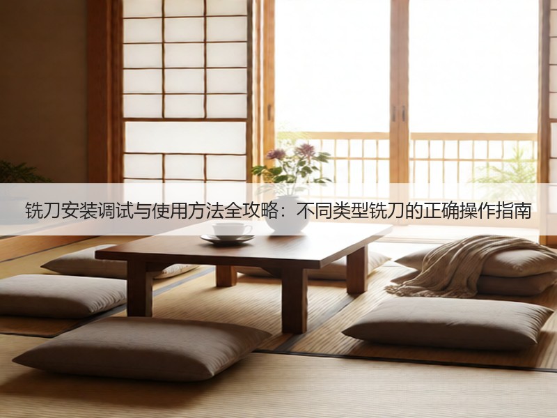铣刀安装调试与使用方法全攻略：不同类型铣刀的正确操作指南