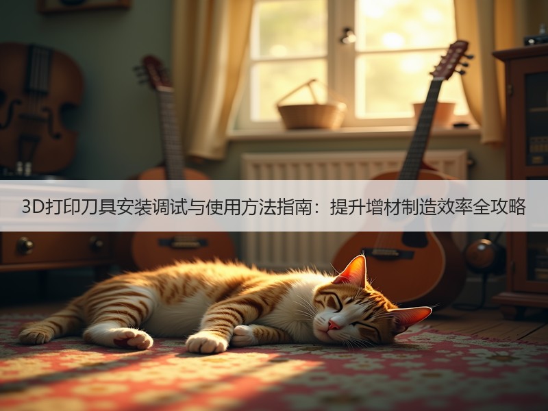 3D打印刀具安装调试与使用方法指南：提升增材制造效率全攻略